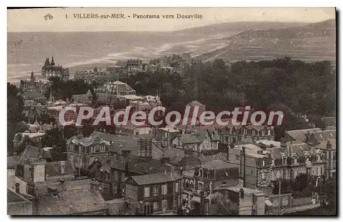 Cartes postales Villers Sur Mer Panorama Vers Deauville