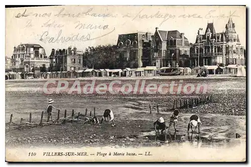 Cartes postales Villers Sur Mer Plage A Maree Basse