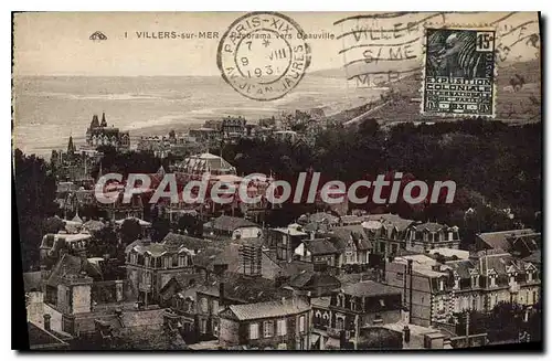 Cartes postales Villers Sur Mer Panorama Vers Deauville