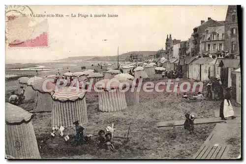 Cartes postales Villers Sur Mer La Plage A Maree Basse