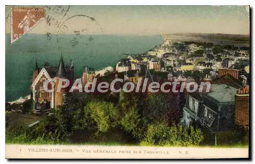 Ansichtskarte AK Villers Sur Mer Vue Generale Prise Sur Trouville