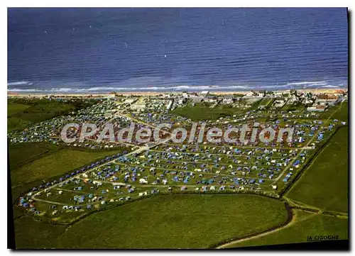 Cartes postales moderne Villers Sur Mer En Avion Sur Le Camping