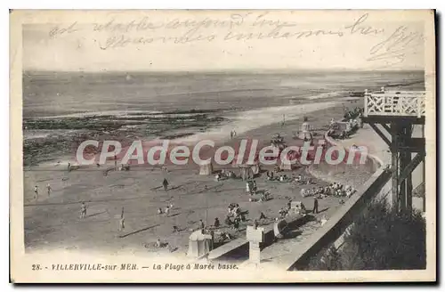 Cartes postales Villerville Sur Mer La Plage � mar�e basse