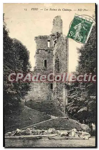 Cartes postales Vire Les Ruines Du Ch�teau