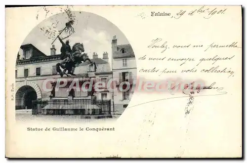 Cartes postales Falaise Statue De Guillaume Le Conquerant