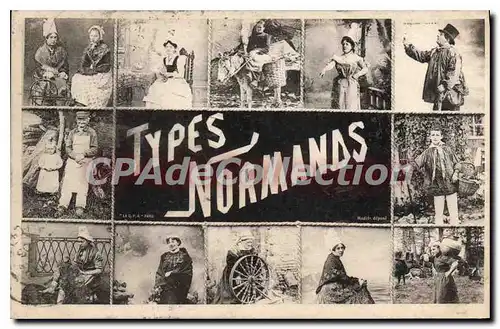 Cartes postales Types Normands