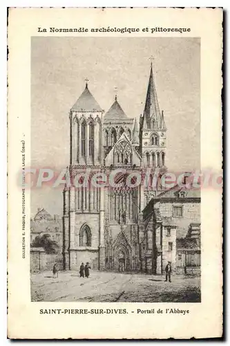 Cartes postales Saint Pierre Sur Dives Portail De I'Abbaye