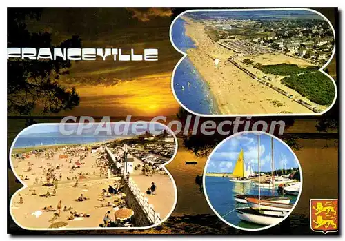 Cartes postales moderne Franceville La Cote Fleurie