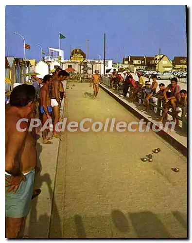 Cartes postales moderne Bernieres Sur Mer Le Terrain De Boules