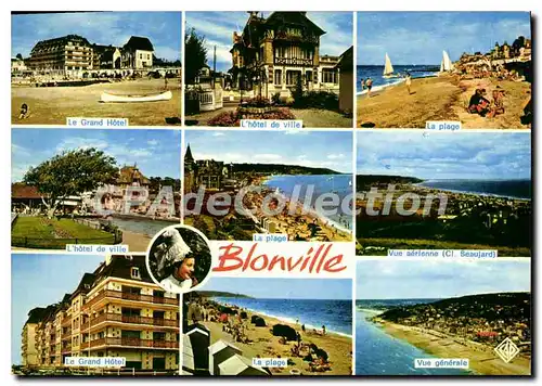 Cartes postales moderne Blonville plage grand hotel