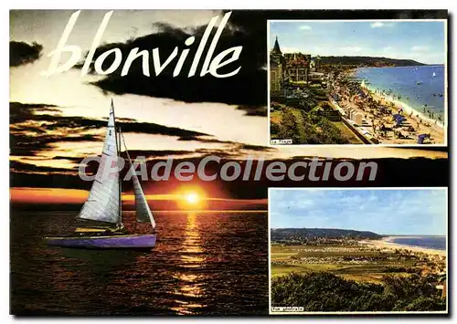 Cartes postales moderne Blonville Sur Mer plage vue g�n�rale