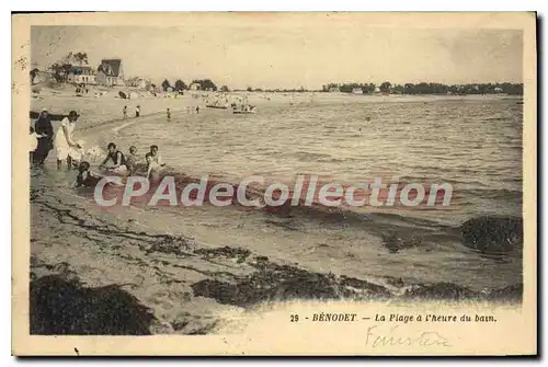 Cartes postales Benodet La Plage A I'Heure Du Bain