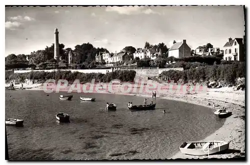 Ansichtskarte AK Benodet La Petite Plage Et Le Grand Phare