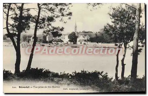 Cartes postales Benodet Vue Prise De Ste Marine