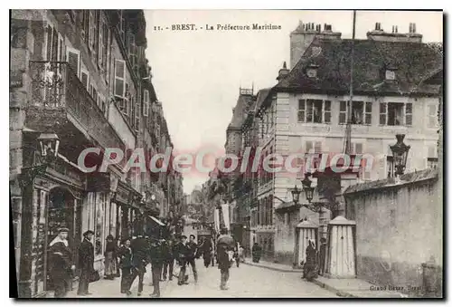 Cartes postales Brest La Prefecture Maritime