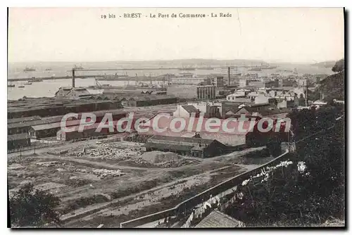 Cartes postales Brest Le Port De Commerce La Rade