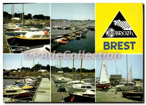 Cartes postales moderne Brest Port De Plaisance