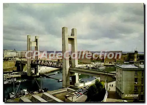 Cartes postales moderne Brest Pont De Recouvrance Et Le Ch�teau