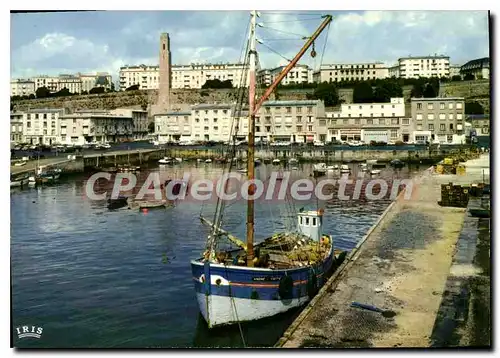 Moderne Karte Brest Le Port De Commerce