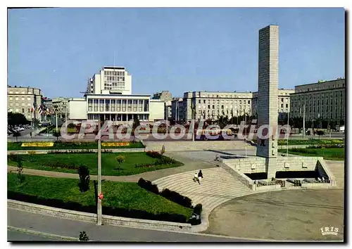 Cartes postales moderne Brest La Place De La Liberte L'Hotel De Ville