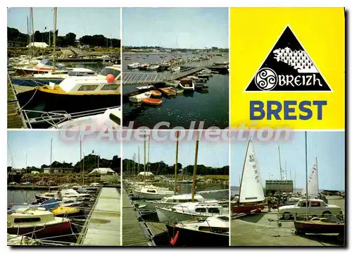 Cartes postales moderne Brest Port De Plaisance