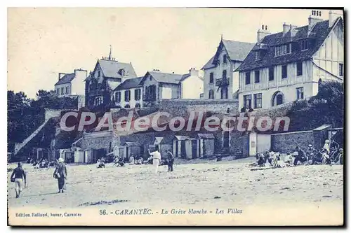 Cartes postales Carantec La Greve Blanche Les Villas