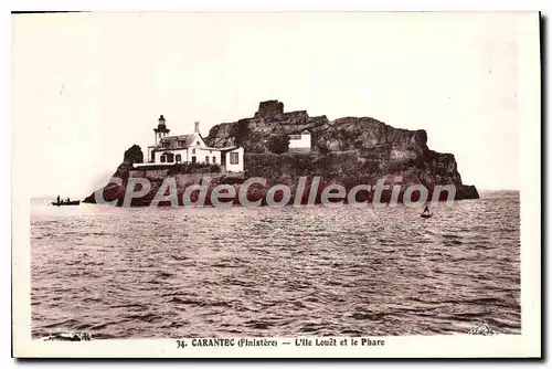 Cartes postales Carantec L'Ile Louet Et Le Phare