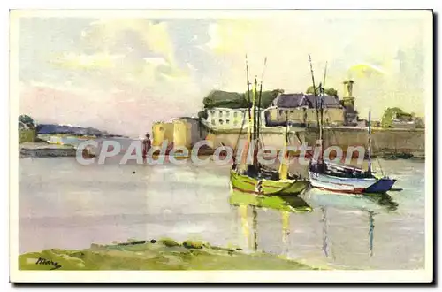 Cartes postales Concarneau aquarelle peinture