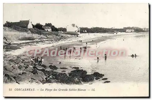 Cartes postales Concarneau La Plage Des Grands Sables Blancs