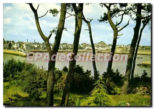 Moderne Karte Concarneau Vue Prise Du Cabellou