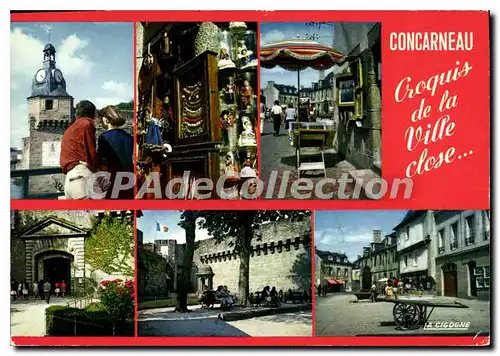 Cartes postales moderne Concarneau En Flanant Dans La Ville Close