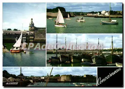 Moderne Karte Concarneau