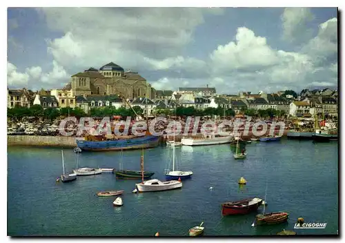 Moderne Karte Concarneau Le Port