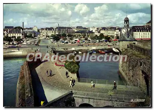 Moderne Karte Concarneau L'Entree De La Ville Close