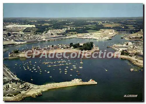 Cartes postales moderne Concarneau Vue Aerienne