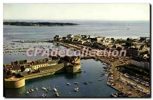 Moderne Karte Concarneau Vue Generale La Ville Close