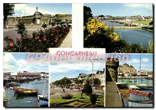 Moderne Karte Concarneau La Ville Close Le Nouveau Port Pierre Gu�guin