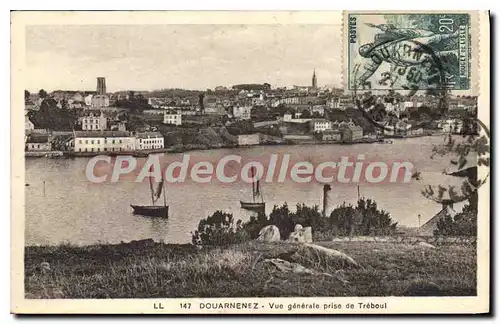 Ansichtskarte AK Douarnenez Vue Generale Prise De Treboul