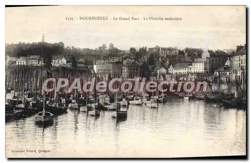 Cartes postales Douarnenez Le Grand Port La Flotille Sardiniere