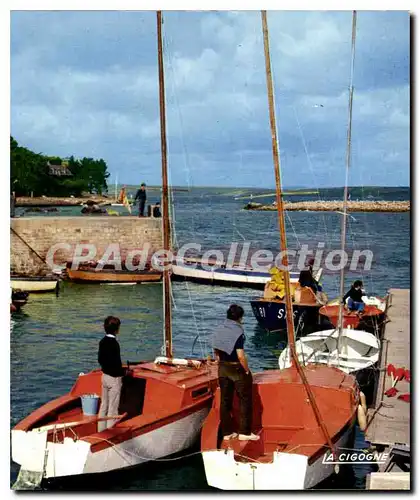 Cartes postales moderne Douarnenez club nautique De Treboul