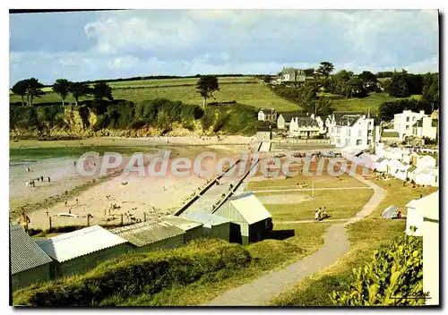 Moderne Karte Douarnenez plage du ris