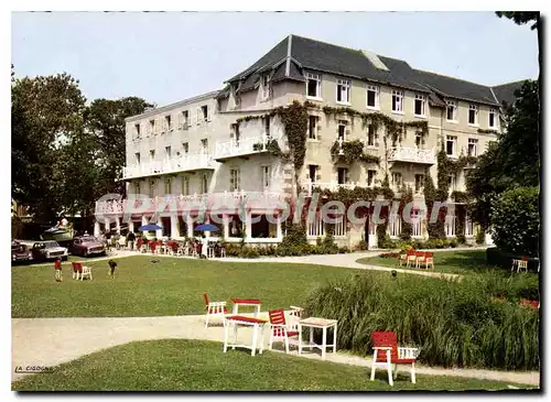 Moderne Karte Locquirec Le Grand Hotel Des Bains