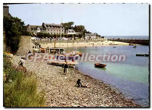 Cartes postales moderne Locquirec Plage Du Port Hotel D'Armorique