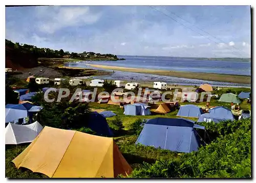 Cartes postales moderne Locquirec La Presqu'ile Vue Du Camping