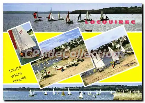 Cartes postales moderne Locquirec toutes voiles dehors