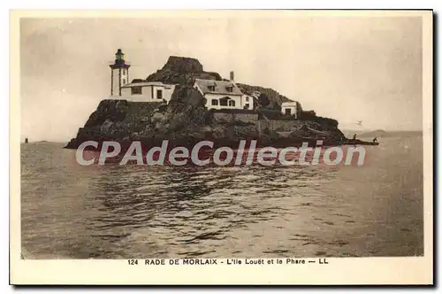 Ansichtskarte AK Morlaix L'Ile Louet Et Le Phare