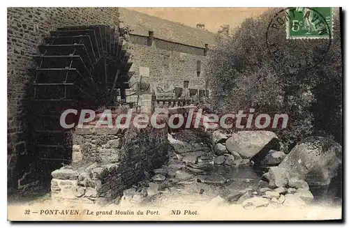 Cartes postales Pont Aven Le Grand Moulin Du Port