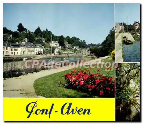 Cartes postales moderne Pont Aven Les Rives Fleuries