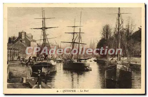 Cartes postales Quimper Le Port