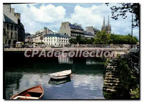 Moderne Karte Quimper Les Bords De I'Odet